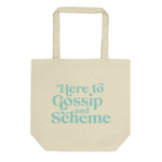 Gossip & Scheme Tan Tote Bag
